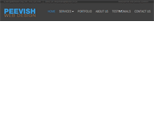 Tablet Screenshot of peevish.co.uk